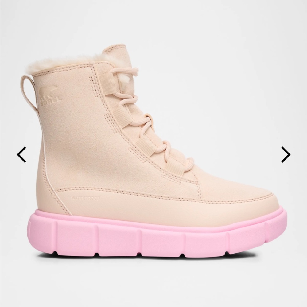 ❤️ SOREL - Kid's Explorer III Iridescent Calf Suede Boots, Kids